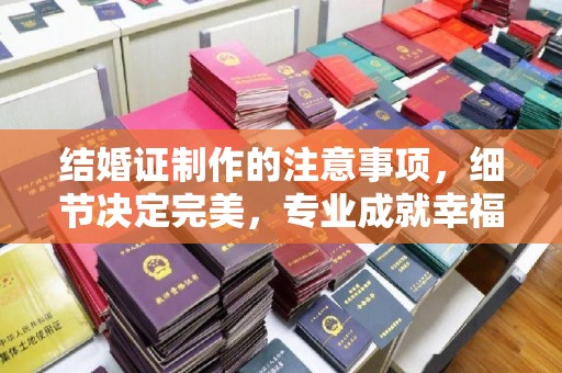 察布查尔锡伯结婚证制作的注意事项，细节决定完美，专业成就幸福